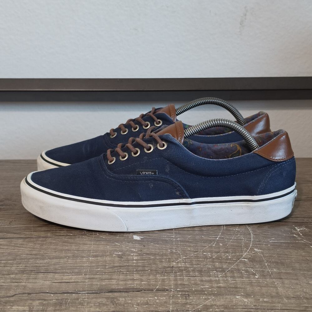 Vans Era 59 Men's Athletic Skate Shoes Sneakers Size 10.5 Blue